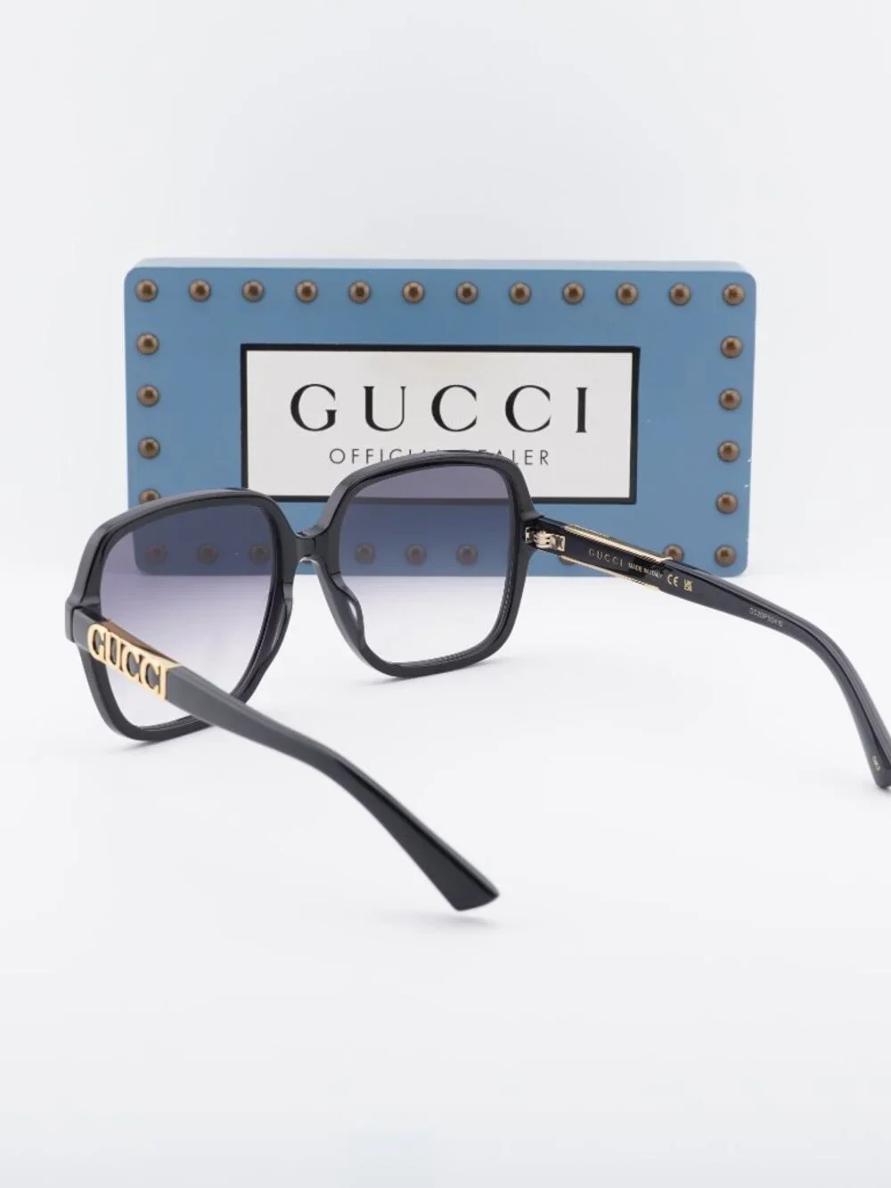 Gucci GG1189S 002 Square Sunglasses - Black / Grey Gradient